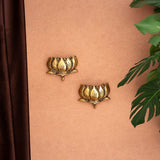 Brass Lotus Wall Hanging (Pair)