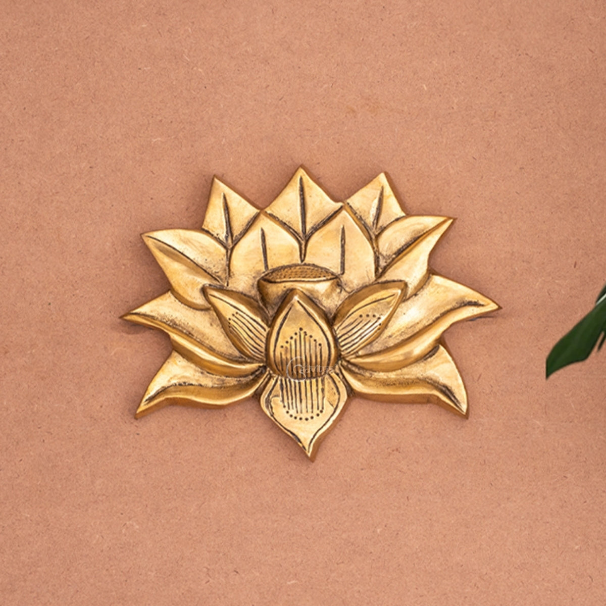 marble Lotus Pair Wall Hanging