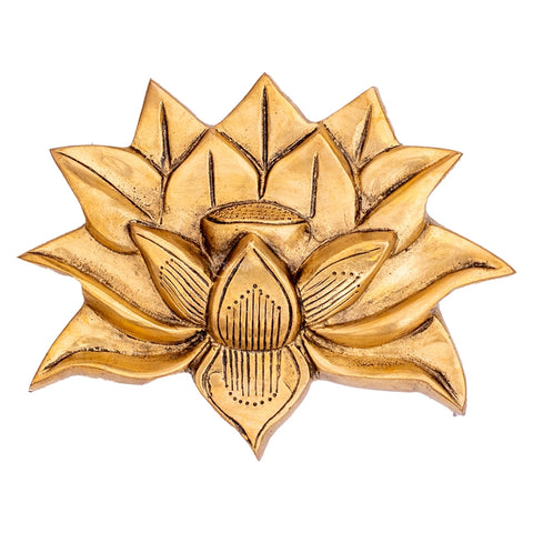 Brass Lotus/Kamal Wall Hanging (Pair)