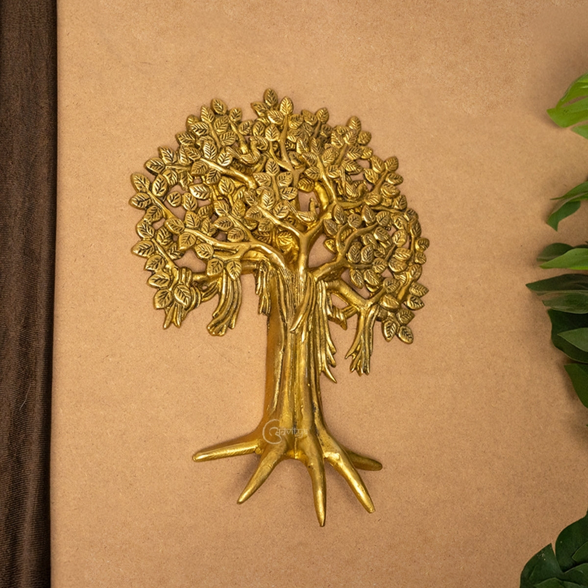 Brass Wall Hanging Tree