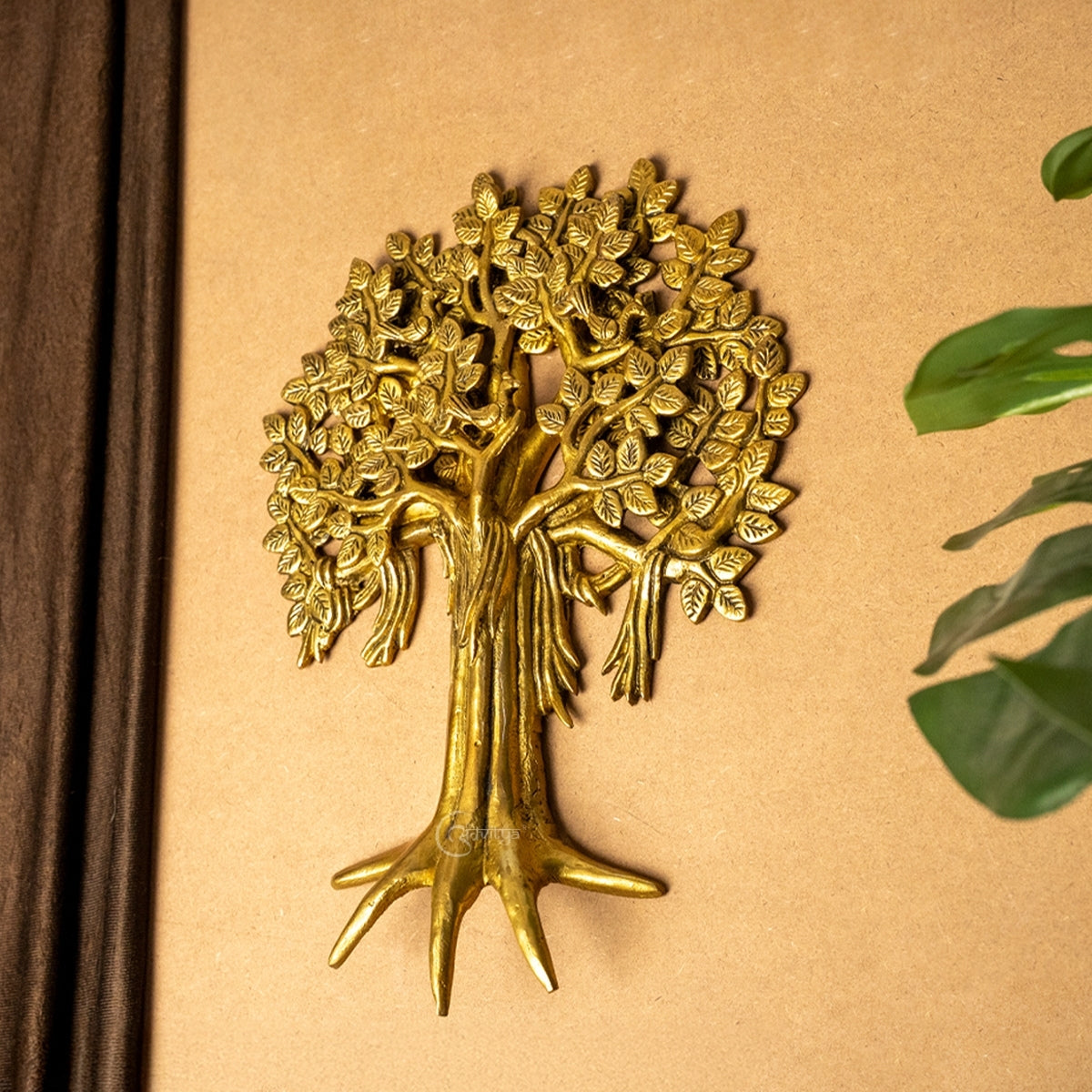 Brass Wall Hanging Tree