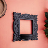 Wooden Carved Handpainted Black Bracket