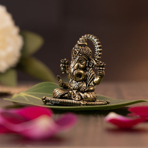 Superfine Brass Small Ganesha Idol