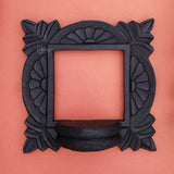 Wooden Carved Handpainted Black Bracket