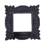 Wooden Carved Handpainted Black Bracket