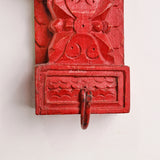 Hand Carved Wooden Red Hook Wall Decor