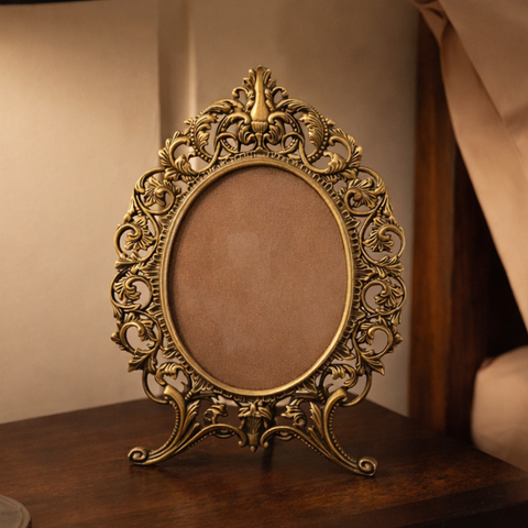 Photo Frame | Europeon Design | Golden Finish | Table Decor - 10.5 X 15.5 Inches