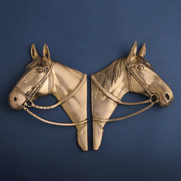 Horse Head Pair Wall Decor