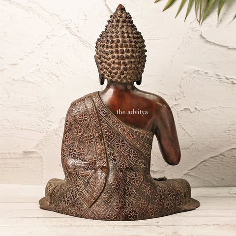 Tathagatah,Siddhartha Gautama,Supreme Buddha,Gautam Buddha,BrownAntique Buddha