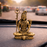 Shiva Murti | Brass Superfine Finish | Serene Meditation Form | 3"