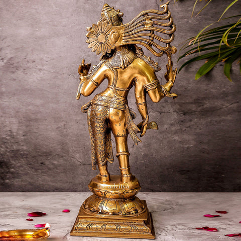 Mahadeva,Maheshvara,Neelakantha,Mrityunjaya,Kailashapati,shiv,Bholenath,Brass Ardhanarishvara (Shiva-Shakti)