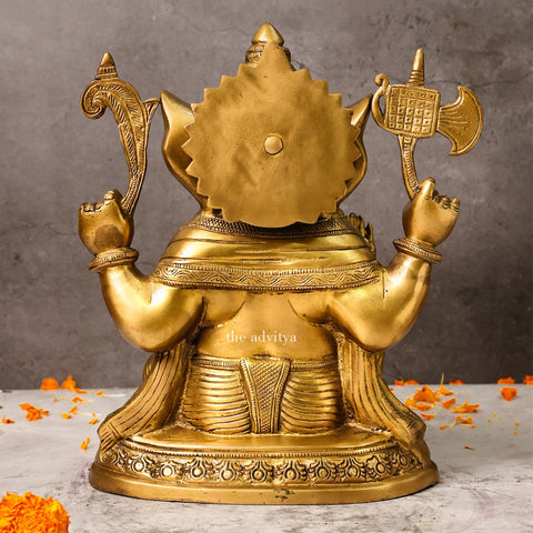 VIghnaharta,Vinayaka,Vinayak,Vigneshwara,Vighneshvara,Vakratunda,Taruna,Ganapati,Gajanand, Brass Vinayak Statue