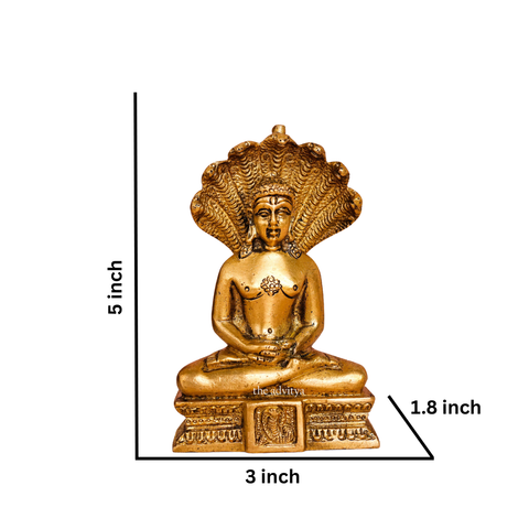 Brass Mahaveer Swami Idol