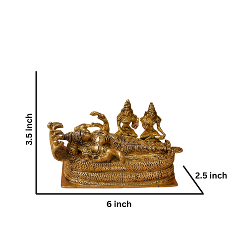 Vishnu Sleeping on Base with Sheshnaag