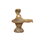 Superfine Brass Shivalinga with Protecting Naag Statue