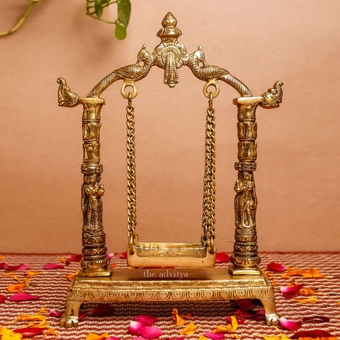 Brass Jhula (Swing) For God/Goddess