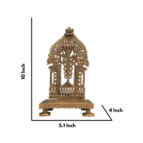 Brass Naga Throne Singhasan