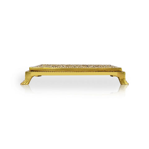 Brass Swastik/Kalash Patla for Pooja (Small)
