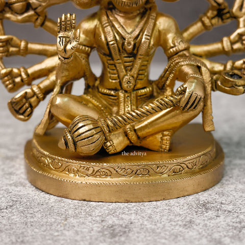 VeerHanumanta,Vayu Putra,Pawan Suta,Bajrangbali,Marutinandan,Panchmukhi Hanuman In Brass