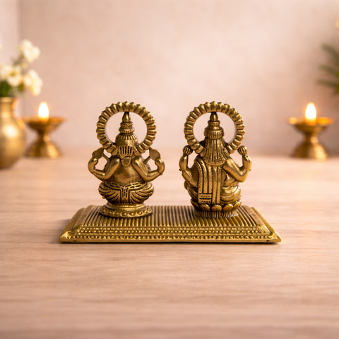 Superfine Lakshmi Ganesh Statue for Home Temple
