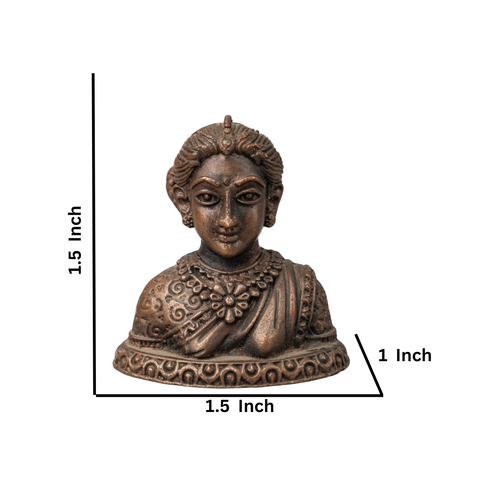 Copper Lady Statue Miniature