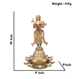 Brass Standing Deep Laxmi