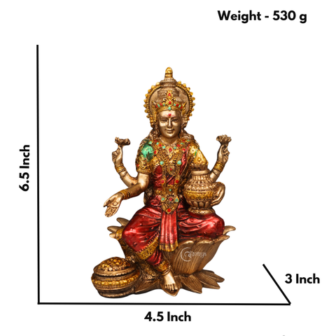 Resin Sitting Laxmi statue