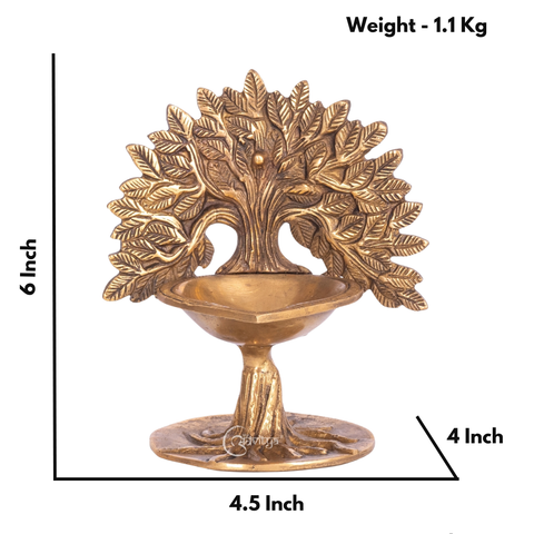 Brass Kalpavriksha Diya