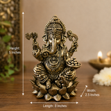 Super fine Brass Ganesha Statue