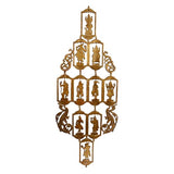 Brass Vishnu Dashavatara Wall Hanging/Ten Avatars of Lord Vishnu
