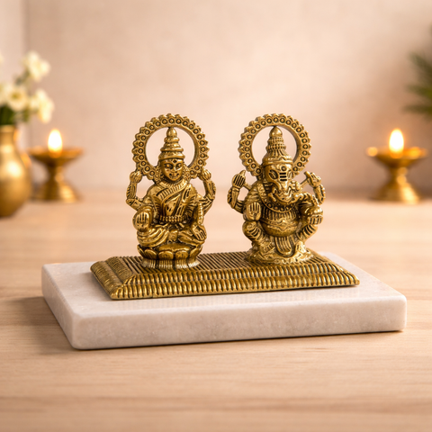 Superfine Lakshmi Ganesh Statue for Home Temple