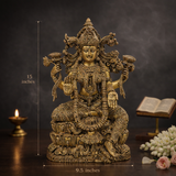 Maa Lakshmi Chola Idol  | Brass Statue | Decor & Gifting | 15 Inches