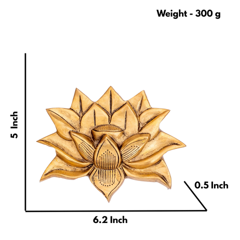 marble Lotus Pair Wall Hanging