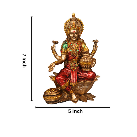 Resin Sitting Laxmi statue