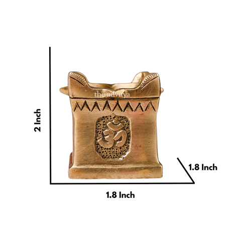Brass Tulsi Diya (Lamp)