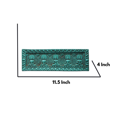 Resin Five Buddha Wall Hanging Plate