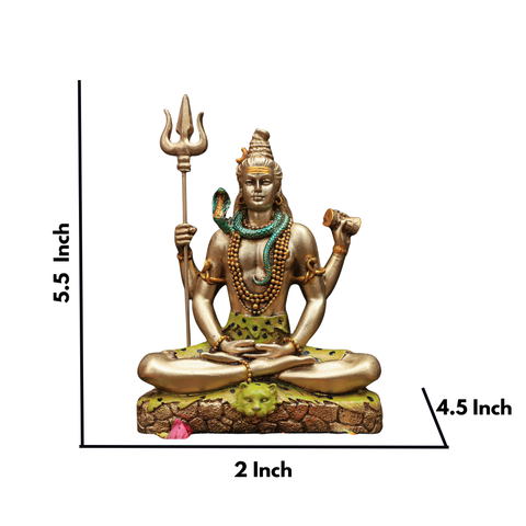 Resin Lord shiva Statue