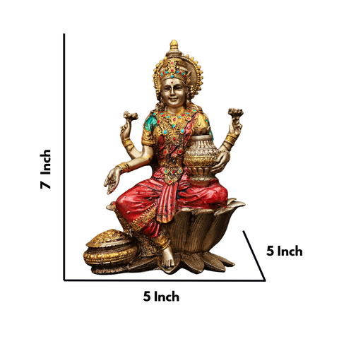 Resin Ganesh Laxmi Statue