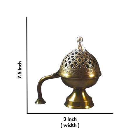Brass Dhoop Dani/Loban Burner