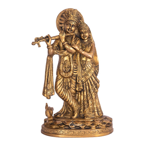 Brass Radha Krishna Idol