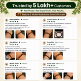 5 Mukhi Rudraksha Bracelet For Stability, with Goddess Mahalakshmi's Blessing