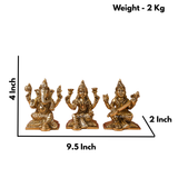 Ganesh Laxmi & Saraswati on Chowki