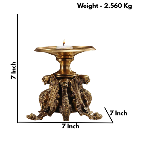 Vintage Chinese Candle Stand Small