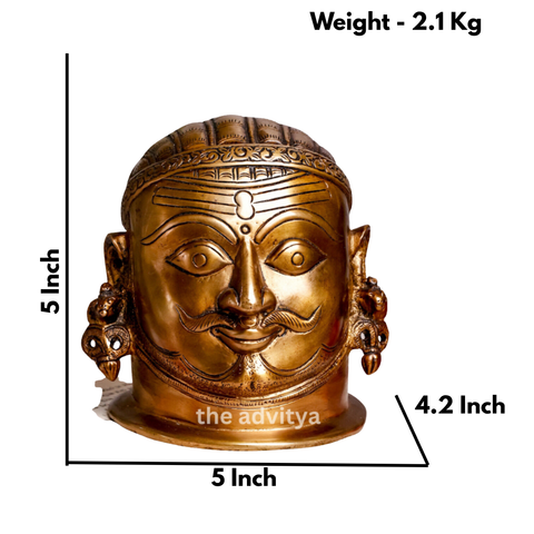 Brass Shiva Mukhalingam