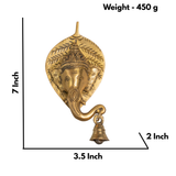 The Advitya Lord Ganesha on Leaf With Bell