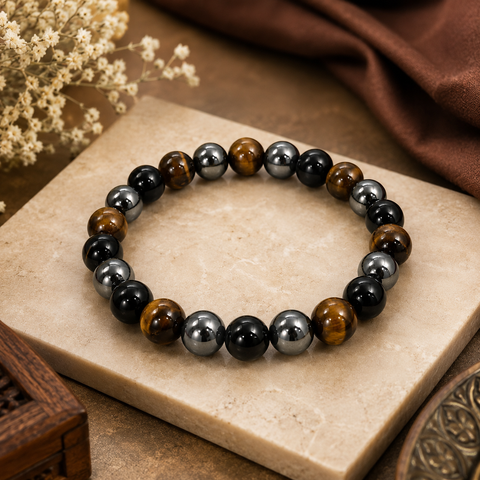 Multi-Stone Bracelet for Confidence, Protection & Inner Strength