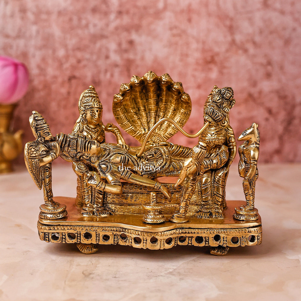 Visnhu,Nraayan,Hari,Pradyumna,Kamala-Natha,Brass idol of vishnu padmanath