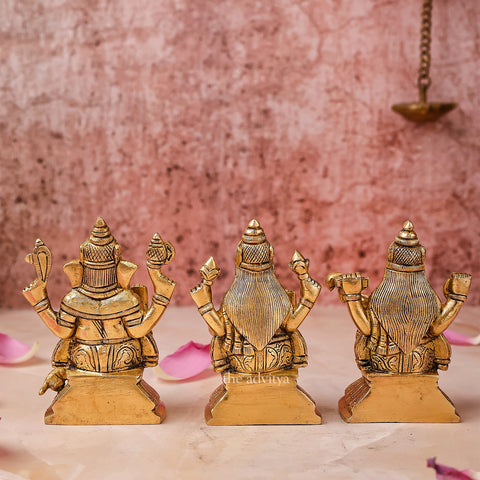 Ganesh Laxmi Saraswati (Set Of 3)