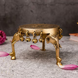 Chowki with Elephant Pillar Legs