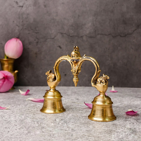 Sankh Bells,Vedic Bell,Temple Bell,Spirtual Bell,Shanti Bell,Satsang Bell,Lord Nandi Cow Hand Bell